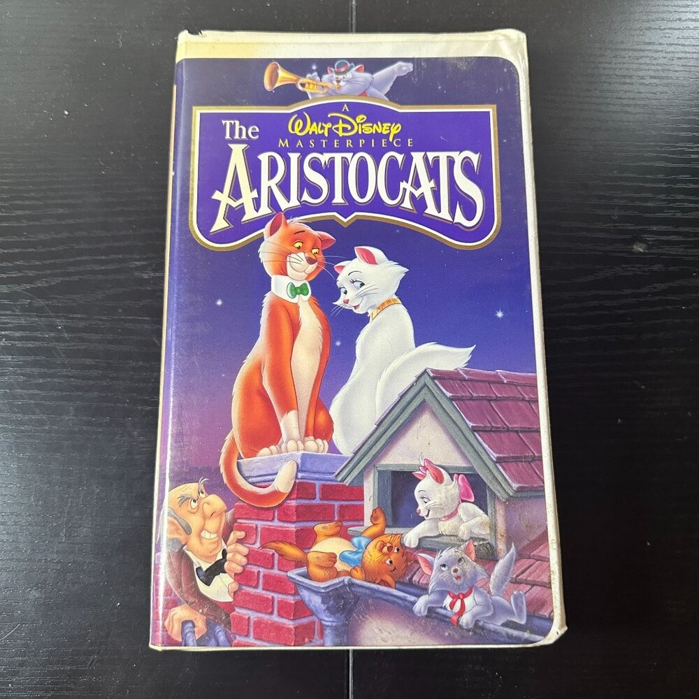 The Aristocats VHS Walt Disney Masterpiece 1996 Clamshell Family Animation